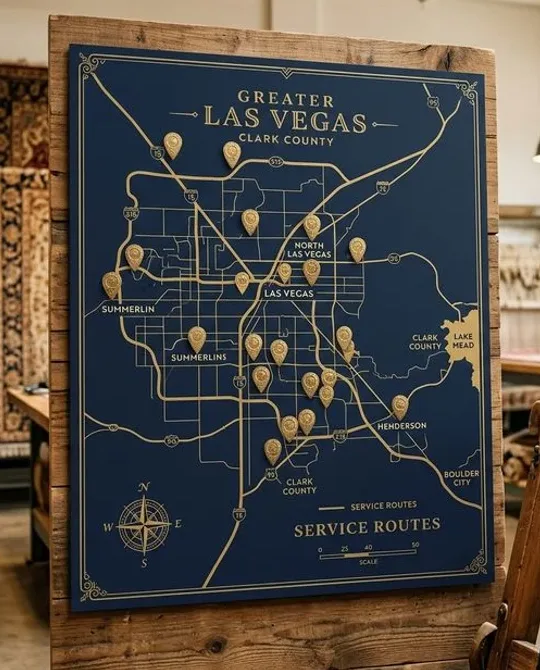Map of Las Vegas valley service areas